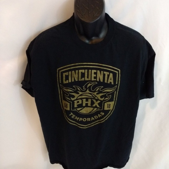 Gildan NBA Pheonix Suns Black Men's T-Shirt - Picture 3 of 5